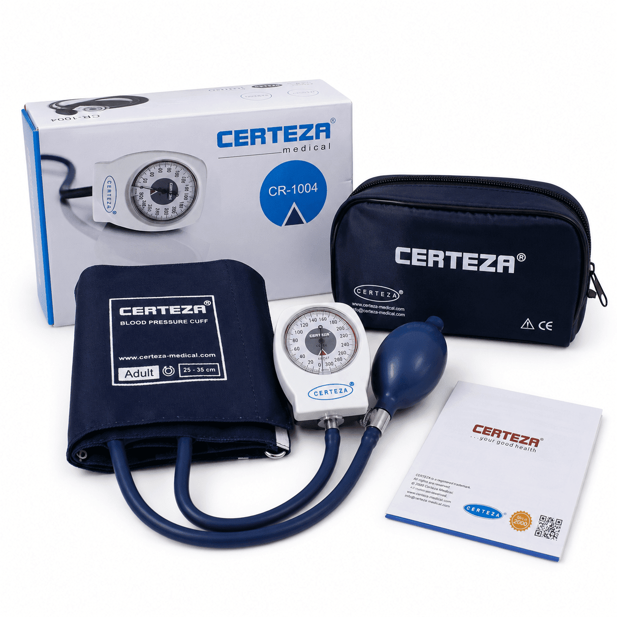Certeza Aneroid Sphygmomanometer CR-1004 with box and pouch