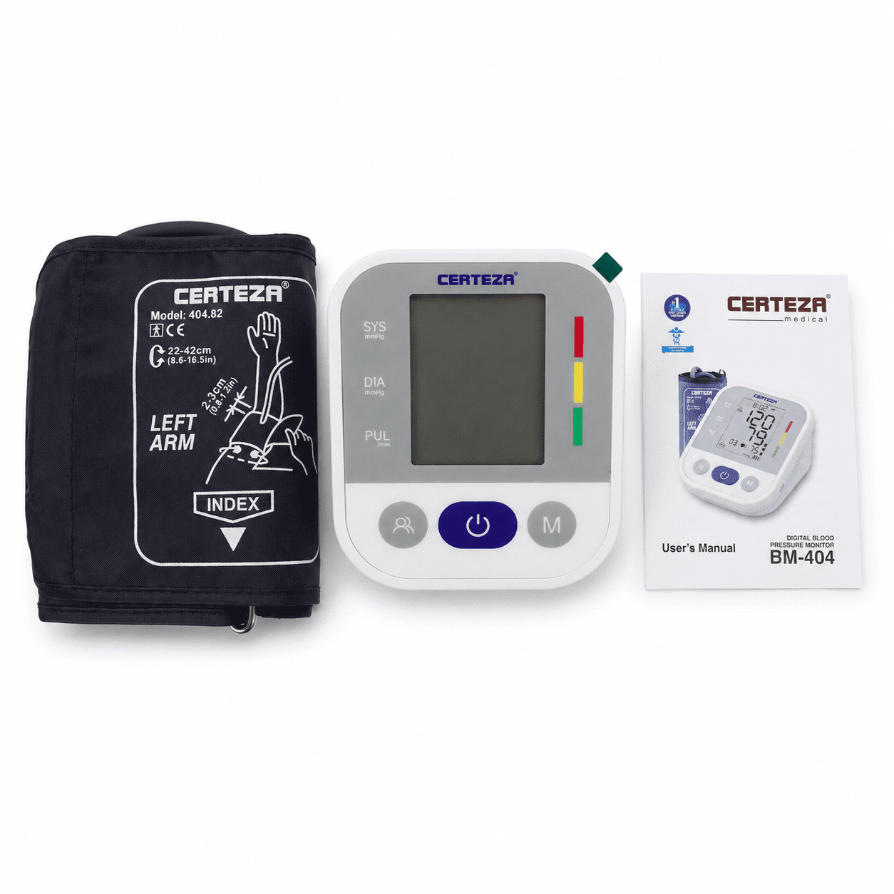 Certeza Digital Blood Pressure Monitor BM-404 with cuff