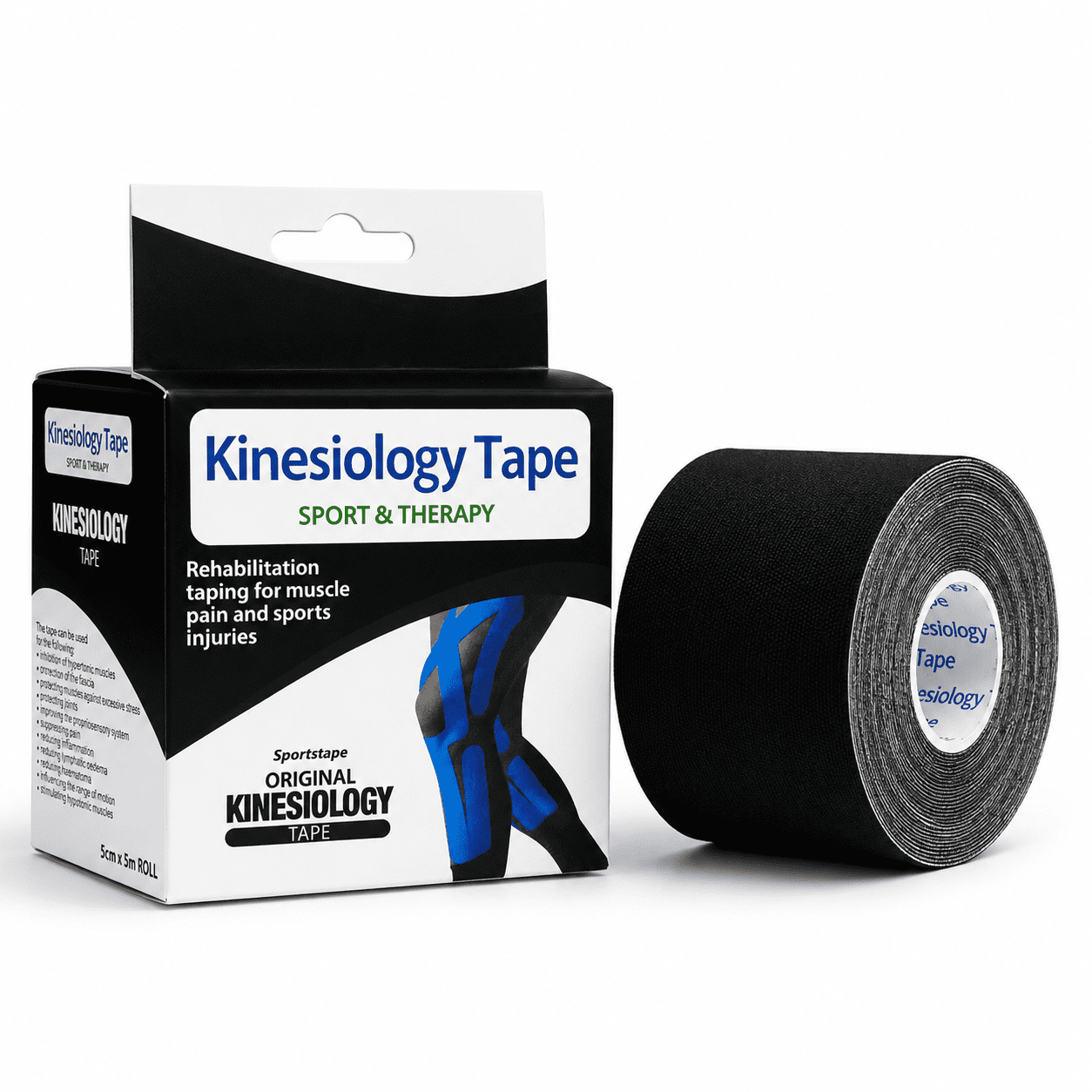 Kinesiology tape roll detail view available at Pak Care Surgicals