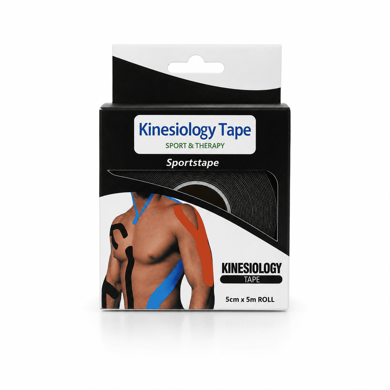 Kinesiology tape roll side view available at Pak Care Surgicals