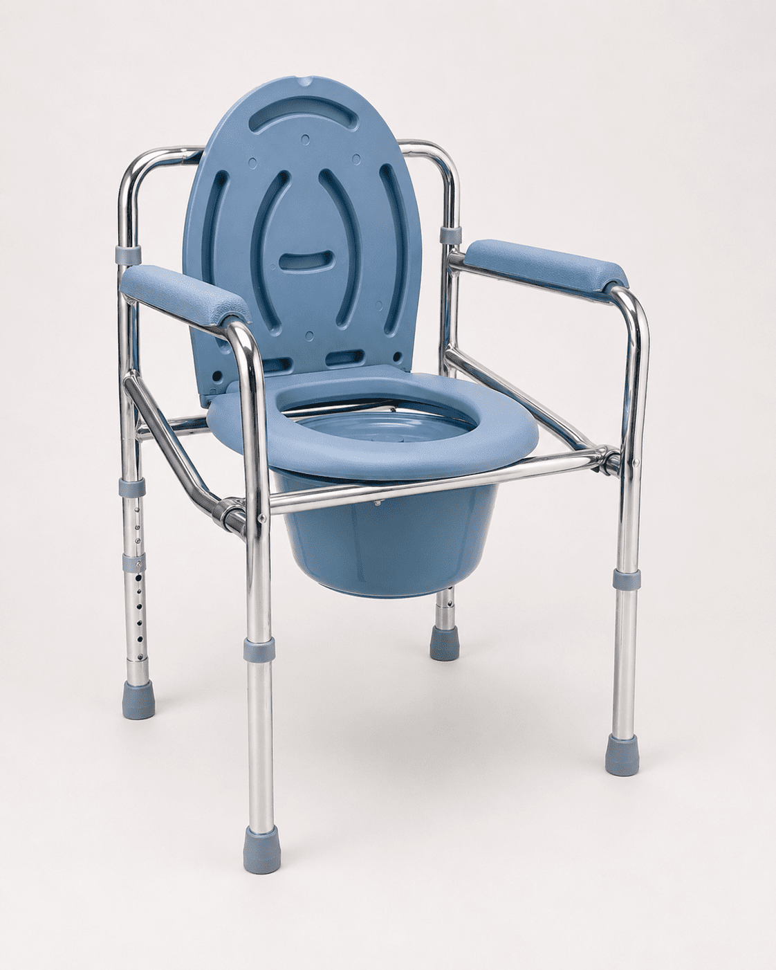 Folding Commode Chair Steel GT-894 - Image 3
