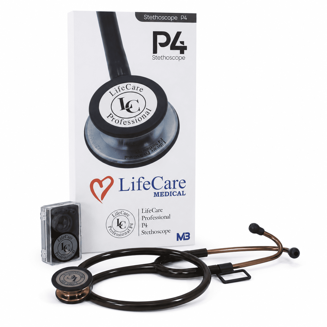 LifeCare Medical P4 Stethoscope product with box