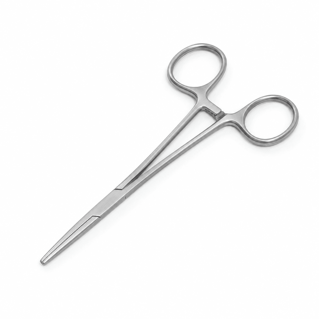 Straight artery forceps front view available at Pak Care Surgicals