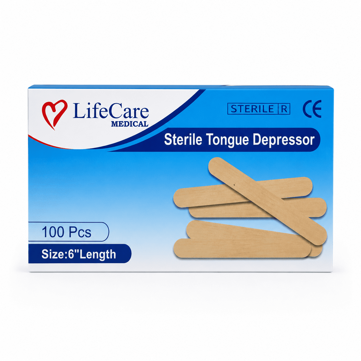 LifeCare sterile tongue depressor side pack available at Pak Care Surgicals