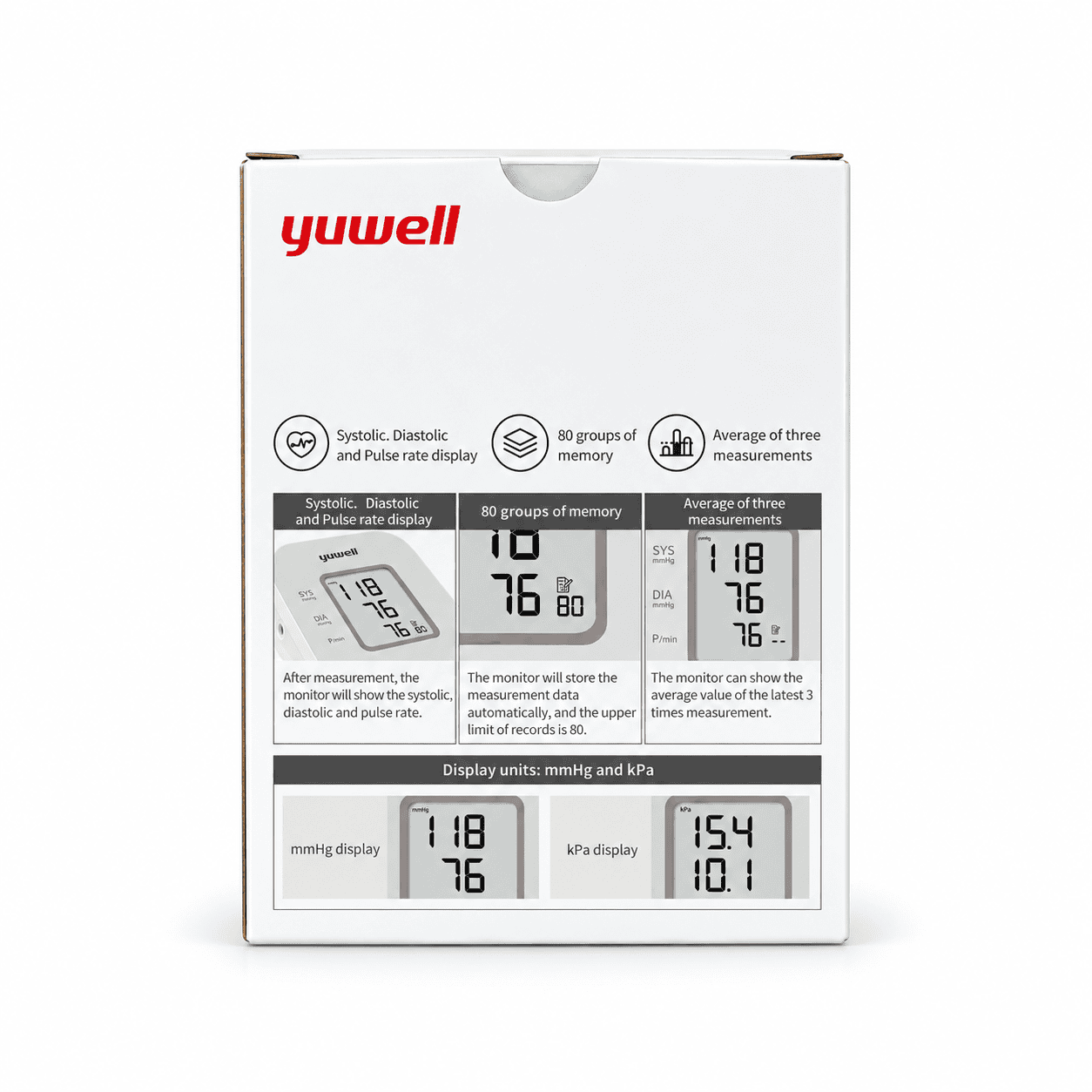 DIGITAL BP YUWELL YE610D - Image 3