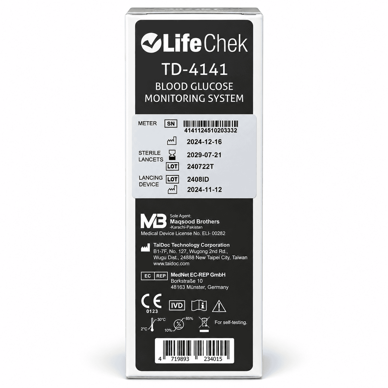 Blood Glucose Monitoring System LifeChek TD-4141 - Image 4
