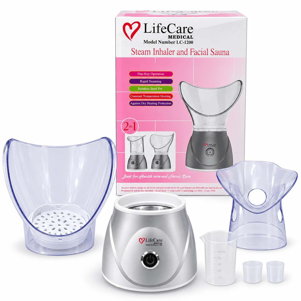 LIFECARE LC 1200 Facial Sauna Steamer - Image 2
