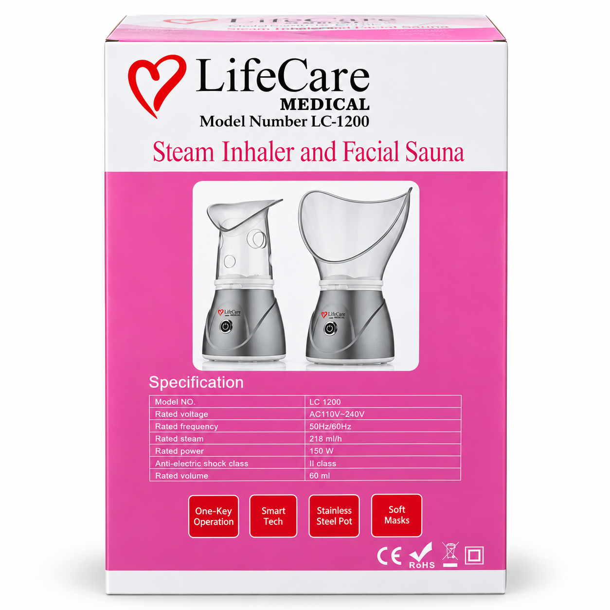 LIFECARE LC 1200 Facial Sauna Steamer - Image 6