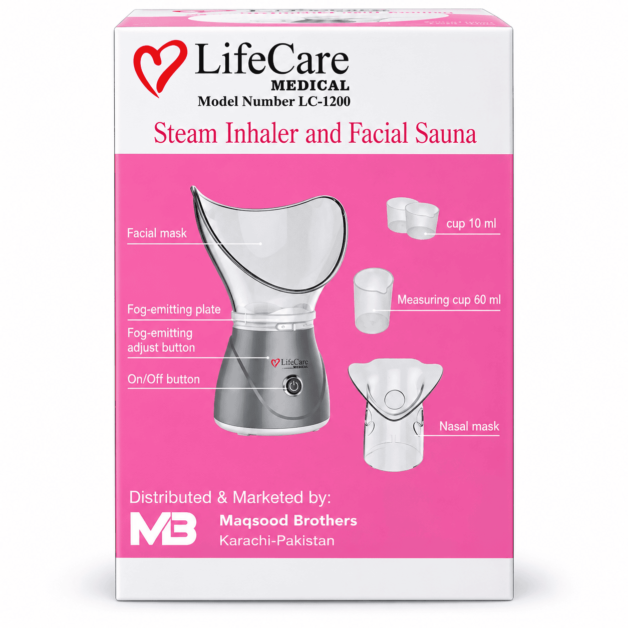 LIFECARE LC 1200 Facial Sauna Steamer - Image 3