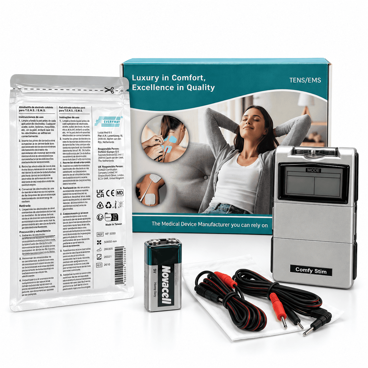 TENS COMFY STIM TENS & EMS Machine - Image 2
