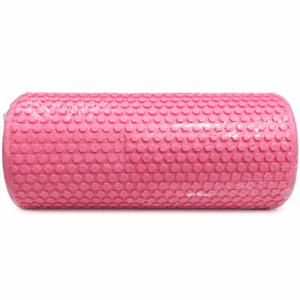 Pink Hexagon Textured Foam Massage Roller